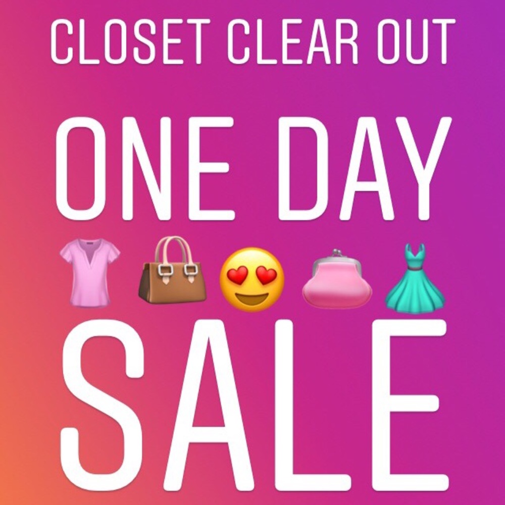 ❤️ ONE DAY SALE ONLY!!! ❤️